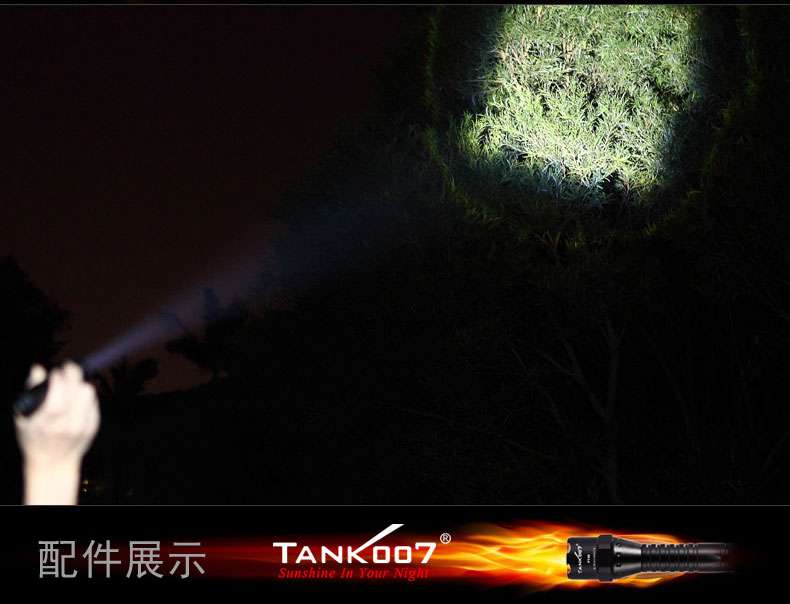 夜驢騎行強(qiáng)光手電筒TK737迷你調(diào)焦戶外裝備tank007